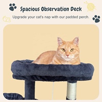 Tour griffoir multi-niveaux de luxe pour chat, idéale pour l'intérieur - Vente en gros