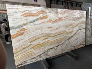 <span class=keywords><strong>Livre</strong></span> de caractéristiques murales modernes assorties à une pierre d'onyx arc-en-ciel multicolore naturelle pour <span class=keywords><strong>la</strong></span> décoration intérieure - Product Image 6