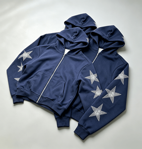 Sweat à capuche oversize en molleton épais 100 % coton pour homme, avec logo personnalisé et épaules tombantes - Product Image 5