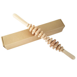 Rullo Massaggiante in Legno di Faggio con Manico Lungo per Massaggio Quotidiano del Corpo a Casa, Design Speciale 2025 - Product Image 5