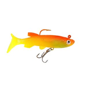 Newbility vivid <span class=keywords><strong>fishing</strong></span> <span class=keywords><strong>lures</strong></span> saltwater fish shape fork tail softbait esche da pesca in plastica morbida (vecchio) esche da pesca crankbait - Product Image 2
