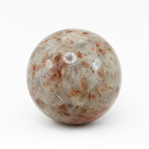 Grande sphère/boule de cristal de pierre de soleil naturelle - Énergie/Reiki/Thérapie par les cristaux - 3 pouces (7,5 cm) de diamètre et 660 g - UNE PIÈCE - Product Image 2