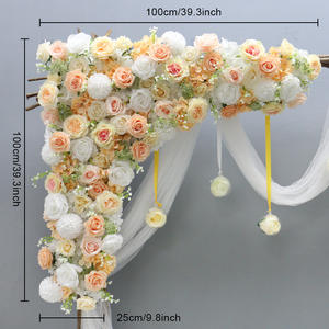 Decoración <span class=keywords><strong>de</strong></span> Escenario <span class=keywords><strong>de</strong></span> Boda Blanca, Arreglo <span class=keywords><strong>de</strong></span> Flores Artificiales <span class=keywords><strong>de</strong></span> Rosas, Bola <span class=keywords><strong>de</strong></span> Flores, Fondo <span class=keywords><strong>de</strong></span> <span class=keywords><strong>Matrimonio</strong></span>, Cortina Colgante <span class=keywords><strong>de</strong></span> Esquina, Floral - Product Image 2