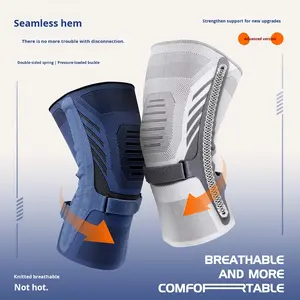 Erkekler kadınlar için ayarlanabilir spor diz pedleri neopren koşu bisiklet spor atlama halat Badminton Patella ortak sıcaklık - Product Image 2