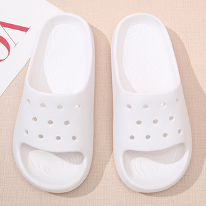 Pantuflas de EVA para Mujer Guru, Suela Gruesa Antideslizante, Punta Redonda, Tallas 35-40, Color Blanco, Rosa, Verde Claro, Amarillo, para Usar en Casa en Verano - Product Image 3