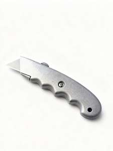 Pisau utilitas tugas berat multiguna dapat ditarik paduan aluminium dengan pisau yang dapat ditarik untuk pemotongan kemasan - Product Image 6