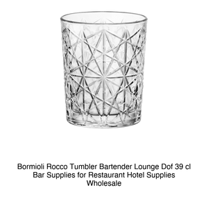 Bartender Lounge Glass DOF 39 cl H 10.7 cm Ø 8.9 cm Bormioli Rocco - Product Image 2