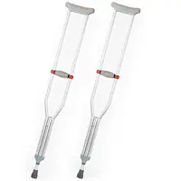 medical adjustable foldable axillary crutches for postoperative rehabilitation