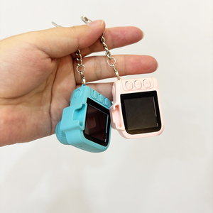 Trắng hồng màu xanh nhỏ vui DV Máy Ảnh 1080P Túi Keychain máy ảnh với 1.3 ''màn hình - Product Image 4