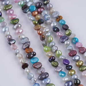 Perlas de Agua Dulce Naturales de Zhuji, 4-5 mm, Color Mixto, Orificio Lateral, Barrocas, Semi-Acabadas, para DIY - Product Image 5