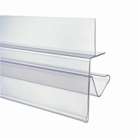 Usine personnalisée économie multi-colorPVC étagère bande de données en plastique porte-étiquettes de prix porte-prix pour étagères en métal