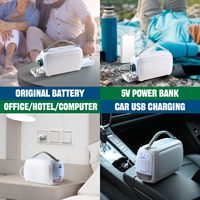 Boîte isotherme portable en métal pour diabétiques avec affichage de la température et motif lettres, pour 4 à 6 stylos, idéale pour les voyages