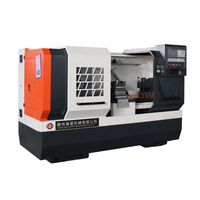 Mesin Bubut CNC Horizontal Flat Bed Otomatis Berkualitas Tinggi CK6150 Single Spindle Medium Duty HIPOW