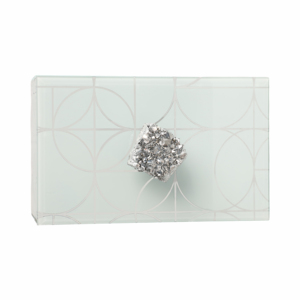 Scatola portaoggetti decorativa moderna con maniglia in cristallo per l'organizzazione di gioielli in casa - Product Image 6