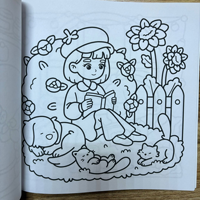 Nouveau livre de coloriage pour adolescents - Papier offset et impression Couverture souple avec gaufrage Fabriqué en Chine Modèle TY-297