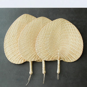2026 Custom Handmade Bamboo Craft Classic Wedding Fans Personalized Natural Palm Leaf Eco-Friendly Wedding Favors Wall Decor
