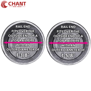 Enclos/Enclos pour chiens de 1 5/8'' x 1 5/8'' avec pinces de selle, clôture en treillis à mailles losangées et quincaillerie de clôture essentielle, portails - Product Image 3