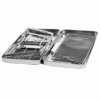Barbecue au charbon de bois portable moderne pliable en acier inoxydable sans fumée, brasero extérieur pour jardin et camping, chauffage