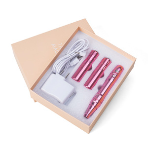 Machine à tatouer sans fil à double batterie, stylo rotatif rechargeable professionnel pour maquillage permanent des sourcils et des lèvres, art corporel - Product Image 5