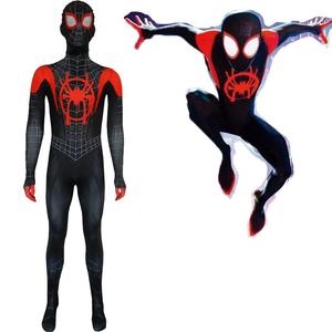 <span class=keywords><strong>Miles</strong></span> <span class=keywords><strong>Morales</strong></span> Echo Costume d'Halloween Officiel Adulte Unisexe Deluxe Zentai-Stretch Spandex Fermetures à glissière cachées Fentes de poignet - Product Image 1