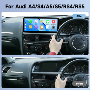 Autoradio Android Podofo 12.3'' 4+128G per <span class=keywords><strong>Audi</strong></span> <span class=keywords><strong>A4</strong></span>/S4/A5/S5/RS4/RS5 con CarPlay Wireless e Android Auto, WIFI, GPS, OEM, ODM - Product Image 5