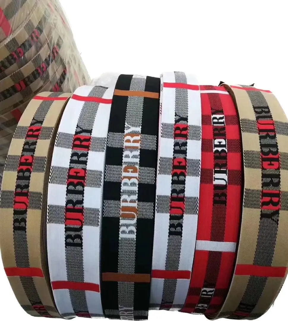 पुरुषों बॉक्सर अंडरवियर बैंड बद्धी कच्छा कस्टम अंडरवियर नायलॉन लोचदार बैंड फैक्टरी मूल्य 3cm 5cm बैग लोचदार टेप