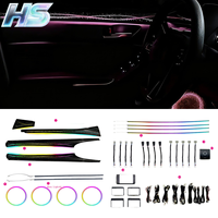 Éclairage d'ambiance pour voiture Toyota Avalon 2019-2023, 6 en 1, éclairage d'ambiance RGB pour voiture, contrôle par application, éclairage d'ambiance intérieur de voiture