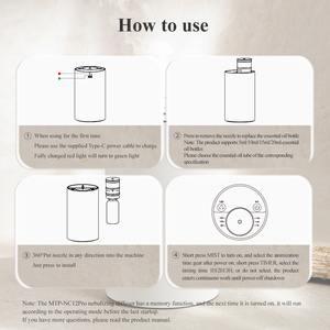 Meeta mới nhất xe ngoài trời tinh dầu nebulizing khuếch tán không gian nhỏ khuếch tán mùi hương máy có thể sạc lại hương thơm dầu khuếch tán - Product Image 6