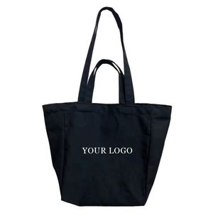 LILA High Quality Personalized Recycled Cotton <b>Canvas</b> Tote <b>Bag</b> <b>Large</b> White Carry <b>Bag</b> for Daily Use and Traveling - Product Image 2
