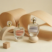 Nouveauté 2026 – Flacons de parfum de luxe 100 ml rectangulaires transparents en verre vides avec bouchon