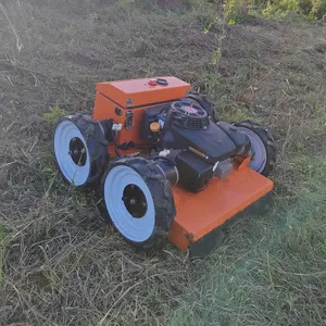 รุ่นอัพเกรด เครื่องตัดหญ้าควบคุมระยะไกล เครื่องตัดหญ้า หุ่นยนต์ตัดหญ้าขนาดเล็ก ราคา