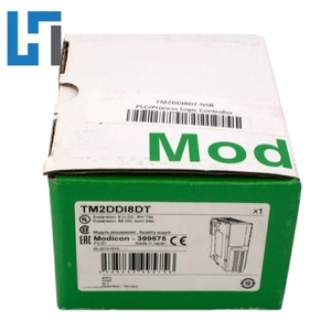 โมดูล PLC รุ่นใหม่ TM2DDI8DT ซีรีส์ M238-8 โมดูลอินพุตแบบดิสเร็คท์ ตัวควบคุมการโปรแกรม  สินค้าในคลังสินค้า จัดส่งรวดเร็ว - Product Image 1