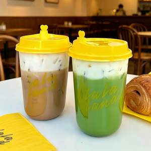 Copos de Bebida em Forma de U Personalizados Impressos Descartáveis Biodegradáveis de PLA/PET para Festa Sorvete Coquetel Champanhe Sobremesa - Product Image 6