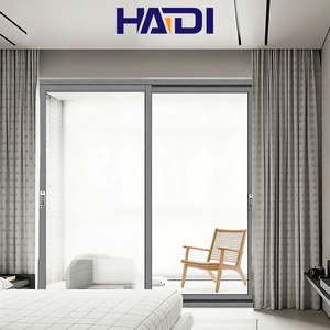 Fenêtres coulissantes en aluminium sur mesure HAID, pare-volaille, coupe-vent, antivol, avec bloc en caoutchouc, sécurité intérieure - Product Image 1