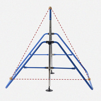 Barre horizontale pliable réglable en hauteur en fer pour l'intérieur, équipement d'entraînement portable pour la gymnastique des enfants