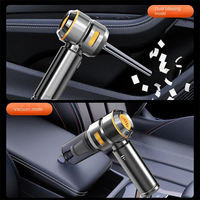 Aspirateur de voiture portable intelligent pour barbiers et voitures, souffleur d'air automatique 15000 Pa, mini ventilateur à jet sans fil alimenté par batterie