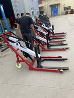 Chariot élévateur électrique à bras courbé pour le chargement, le déchargement et le stockage, directement de l'usine, capacité de charge de 500 kg/700 kg, longueur de fourche de 900 mm