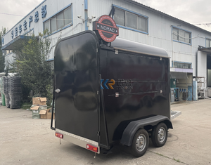 Ce Street Fast Food Truck Coffee Cart Round Food Caravan Camping Trailer With Cooking Equipment - Product Image 6