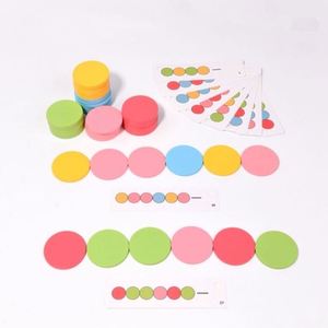 Projets artistiques pour enfants, 50 pièces, 5-7 ans, petits disques en bois colorés, jouet DIY, artisanat fantastique et science-fiction - Product Image 5