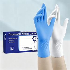 <span class=keywords><strong>Gants</strong></span> de <span class=keywords><strong>travail</strong></span> jetables en nitrile sans poudre SONICE, 4 mil, 28 cm, non stériles, respirants, <span class=keywords><strong>imperméables</strong></span>, pour la sécurité chimique - Vente en gros usine - Product Image 3