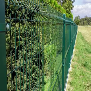 แผงรั้วตาข่ายโค้งงอพีวีซีสามเหลี่ยม3D สำหรับโรงเรียนสนามเด็กเล่นแผงกั้นกลางแจ้งดีไซน์ใหม่ - Product Image 4