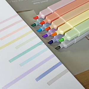 Bán Buôn Khuyến Mại Tùy Chỉnh Dễ Thương Nhiều Màu Kinh Thánh <span class=keywords><strong>Highlighter</strong></span> Bút 10 Pastel Đất Màu Sắc Macaron <span class=keywords><strong>Highlighter</strong></span> Bút Với Tùy Chỉnh - Product Image 4