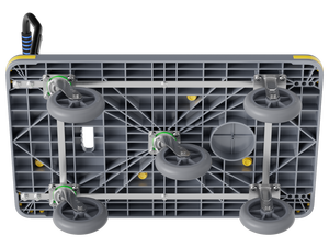 Vật liệu MBC-006 xử lý các bộ phận thiết bị công cụ giỏ hàng Xe đẩy 5 bánh xe giỏ hàng mua sắm Giao hàng giỏ hàng 1000kg nền tảng xe đẩy - Product Image 2