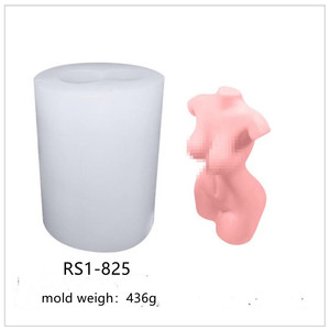 Homesun dodue femme bougie Silicone moule 3D corps masculin femme <span class=keywords><strong>enceinte</strong></span> bougie moule décoration de la maison - Product Image 3