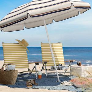 <span class=keywords><strong>Parasol</strong></span> d'extérieur, style Boho, 1.8m, 8 cadres en acier, rayures rondes noires et blanches, résistant aux UV, <span class=keywords><strong>parasol</strong></span> de plage et de Patio avec franges - Product Image 5