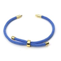 Bracelet en corde rouge porte-bonheur semi-fini fait main, réglable, pour couple, idéal pour la création de bijoux DIY