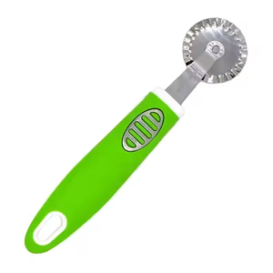 Taglierina per <span class=keywords><strong>Pizza</strong></span> con Logo personalizzato lama in acciaio inox e manico in metallo in metallo per <span class=keywords><strong>Pizza</strong></span> e coltello strumento - Product Image 3