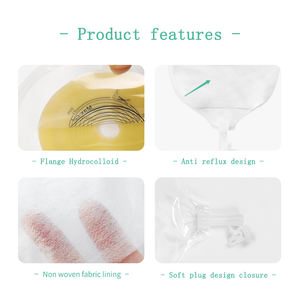 Bolsas urinárias, materiais de fábrica, bolsa <span class=keywords><strong>colostomy</strong></span> dreno, <span class=keywords><strong>urostomy</strong></span> stoma, 45mm - Product Image 4