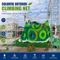 Structure d'escalade en corde pour enfants, avec cadre en treillis personnalisé, pour aire de jeux d'aventure extérieure, parcs à thème et complexes hôteliers