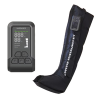 Appareil de compression pneumatique séquentielle portable et léger KANGWORLD, alimenté par USB, avec contrôle de la minuterie, pour le lymphœdème, masseur de jambes